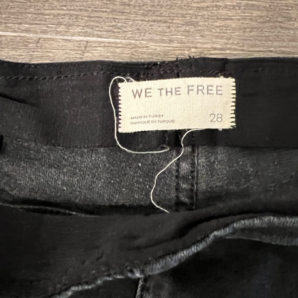 We The Free Penny Pull On Mid Rise Flare Charcoal - Picture 2 of 5